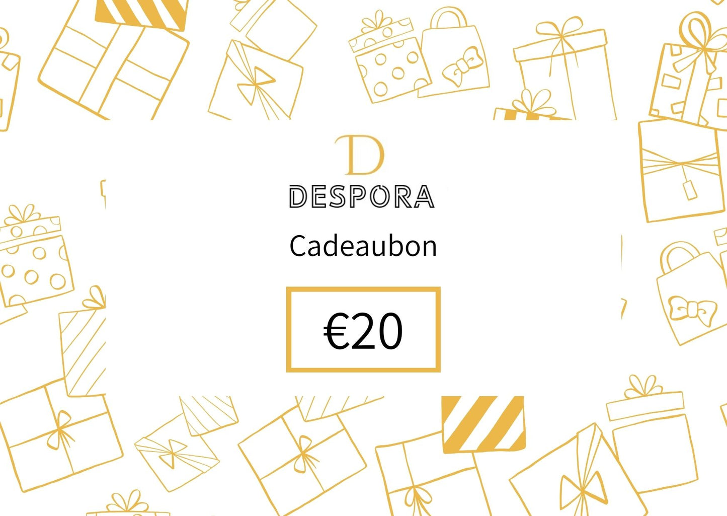 Digitale cadeaubon Despora