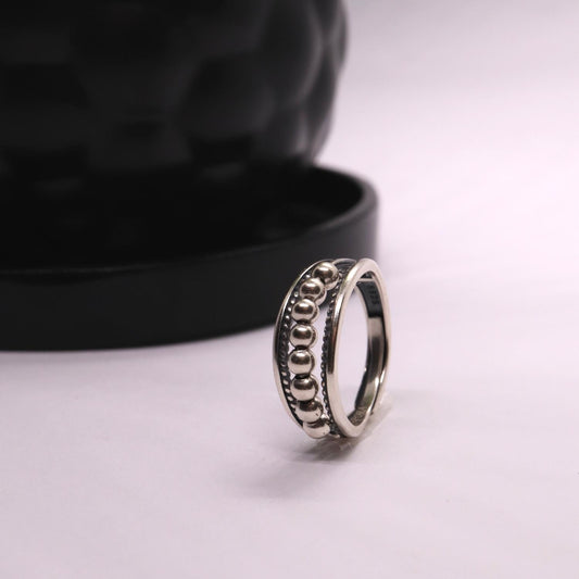 Anxiety Ring (Golf) zilver 925 Sfeerbeeld