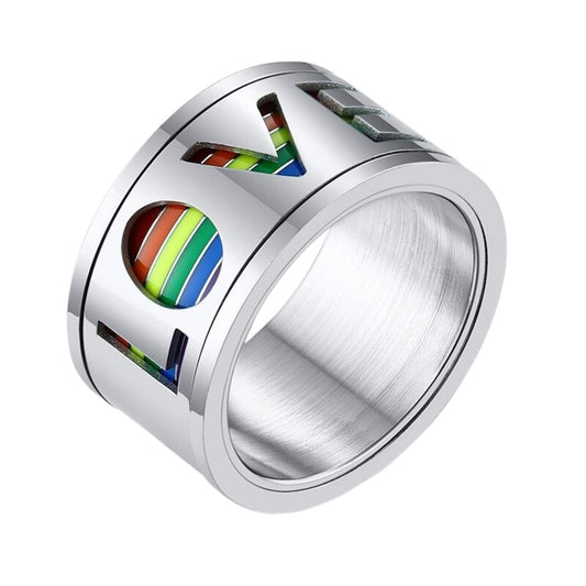 Anxiety Ring (Love) Zilver