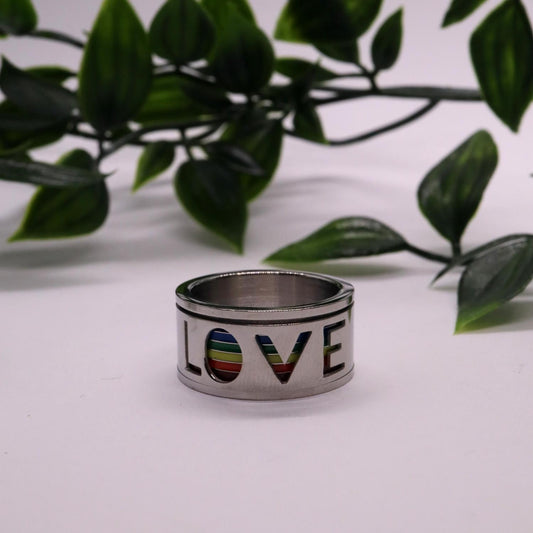 Anxiety Ring (Love) Zilver sfeerafbeelding