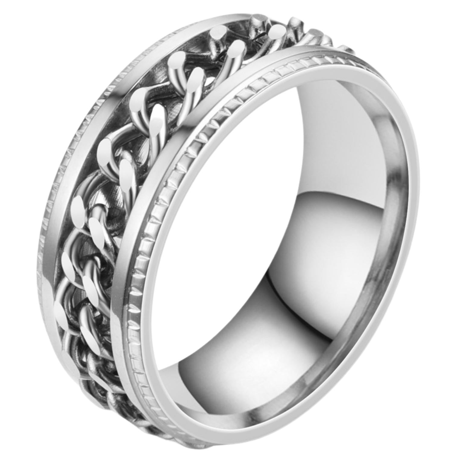 Anxiety Ring (ketting) Zilver-Zilver