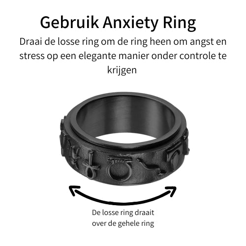 Anxiety ring (Egypte) Zwart Gebruik