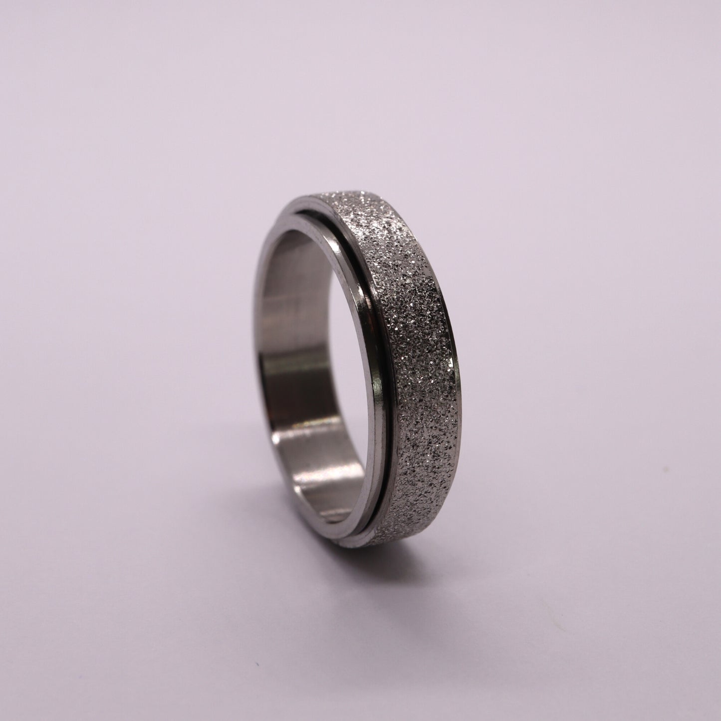 Anxiety ring (Glitter) Zilver Sfeerbeeld