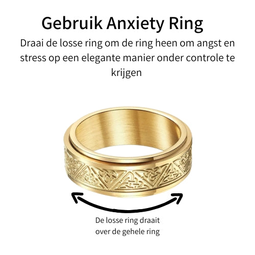 Anxiety ring (Keltisch) Goud Gebruik